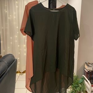 Shein high low mesh Women’s tops!
